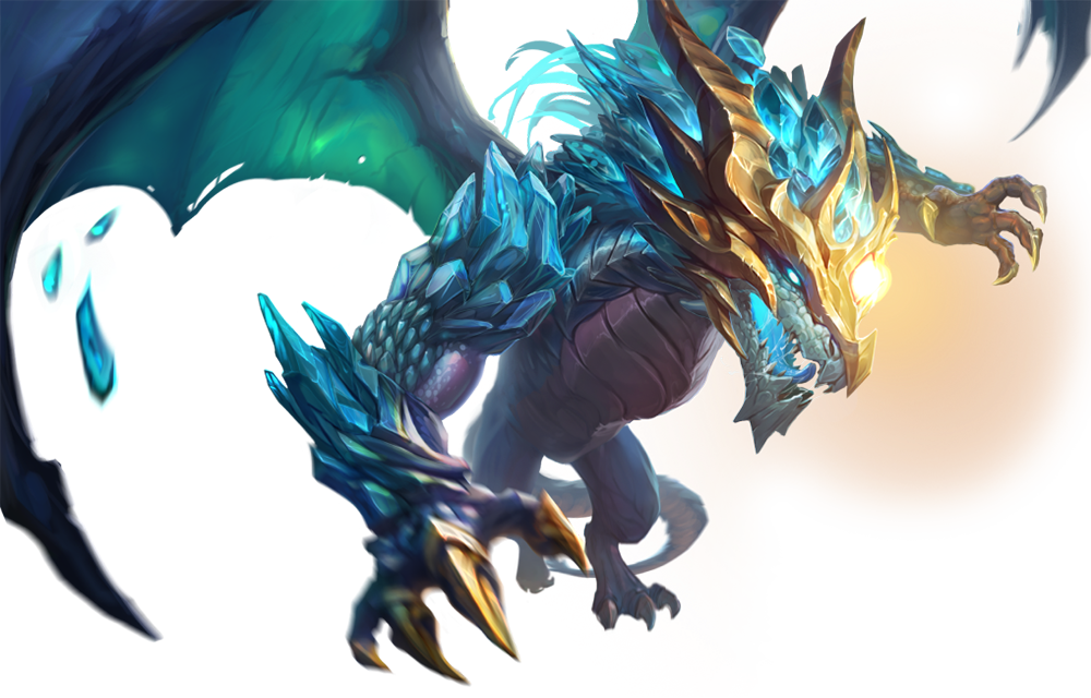 light blue dragon